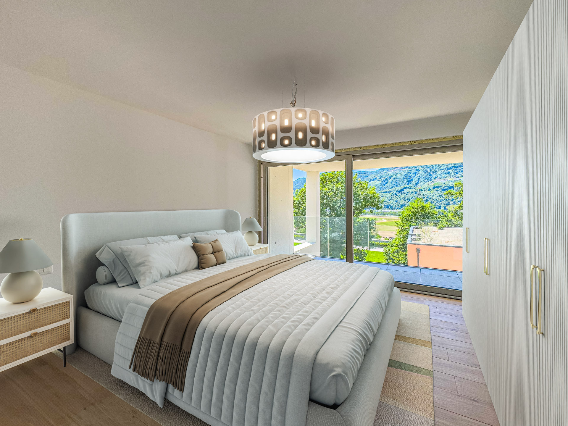 New apartment with terrace for sale in Vezia