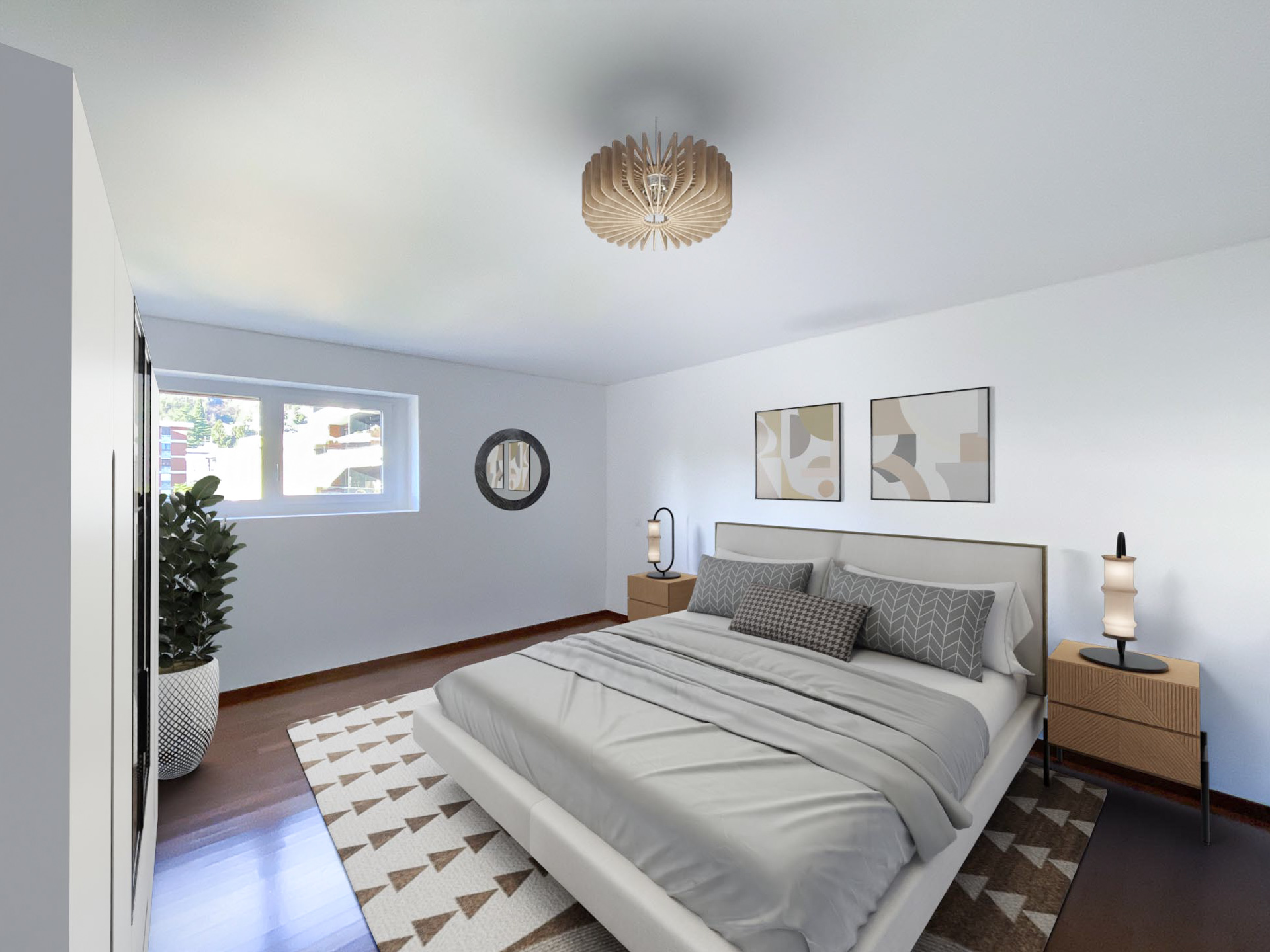 Ampio appartamento 3.5 locali con terrazzo in vendita ad Agno