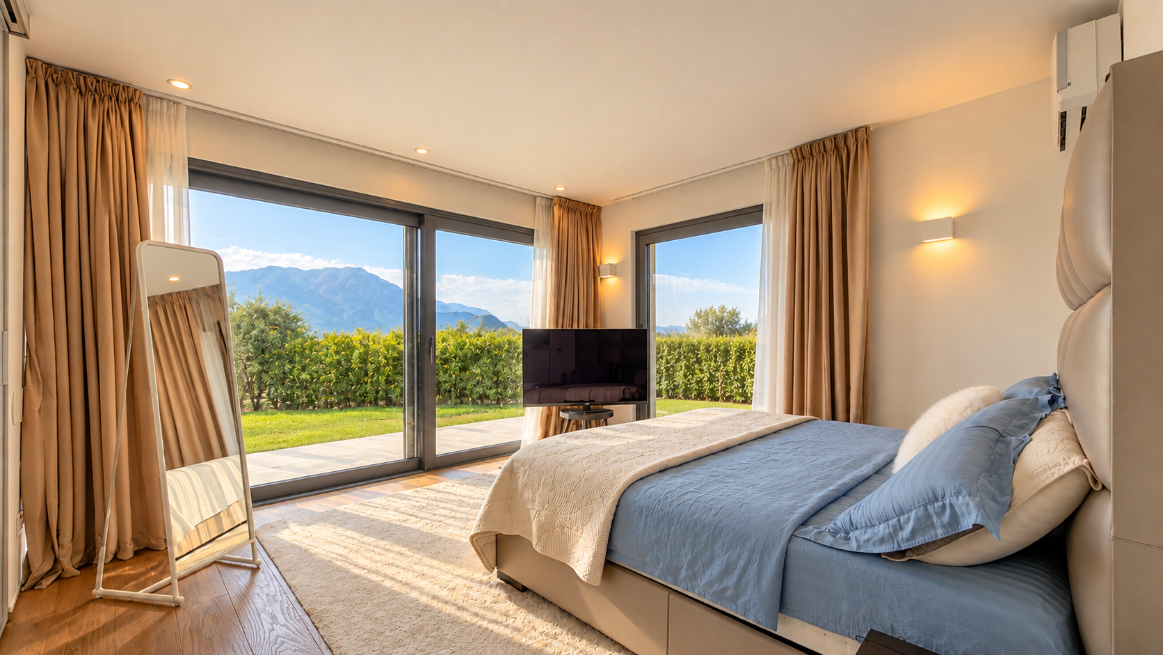 Elegant and prestigious apartment with a garden for sale in Porza