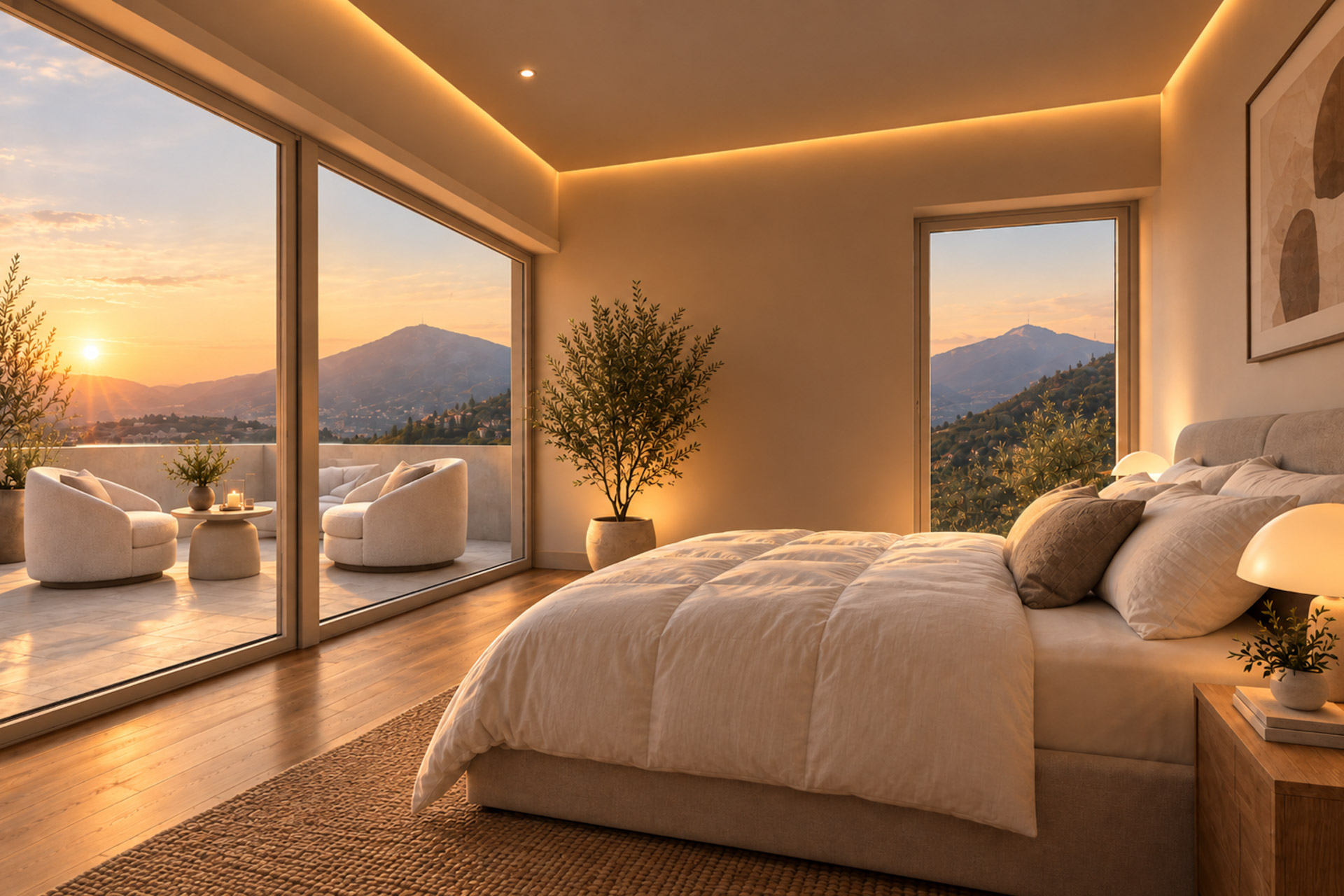 Casa contigua in costruzione con piscina in vendita a Villa Luganese