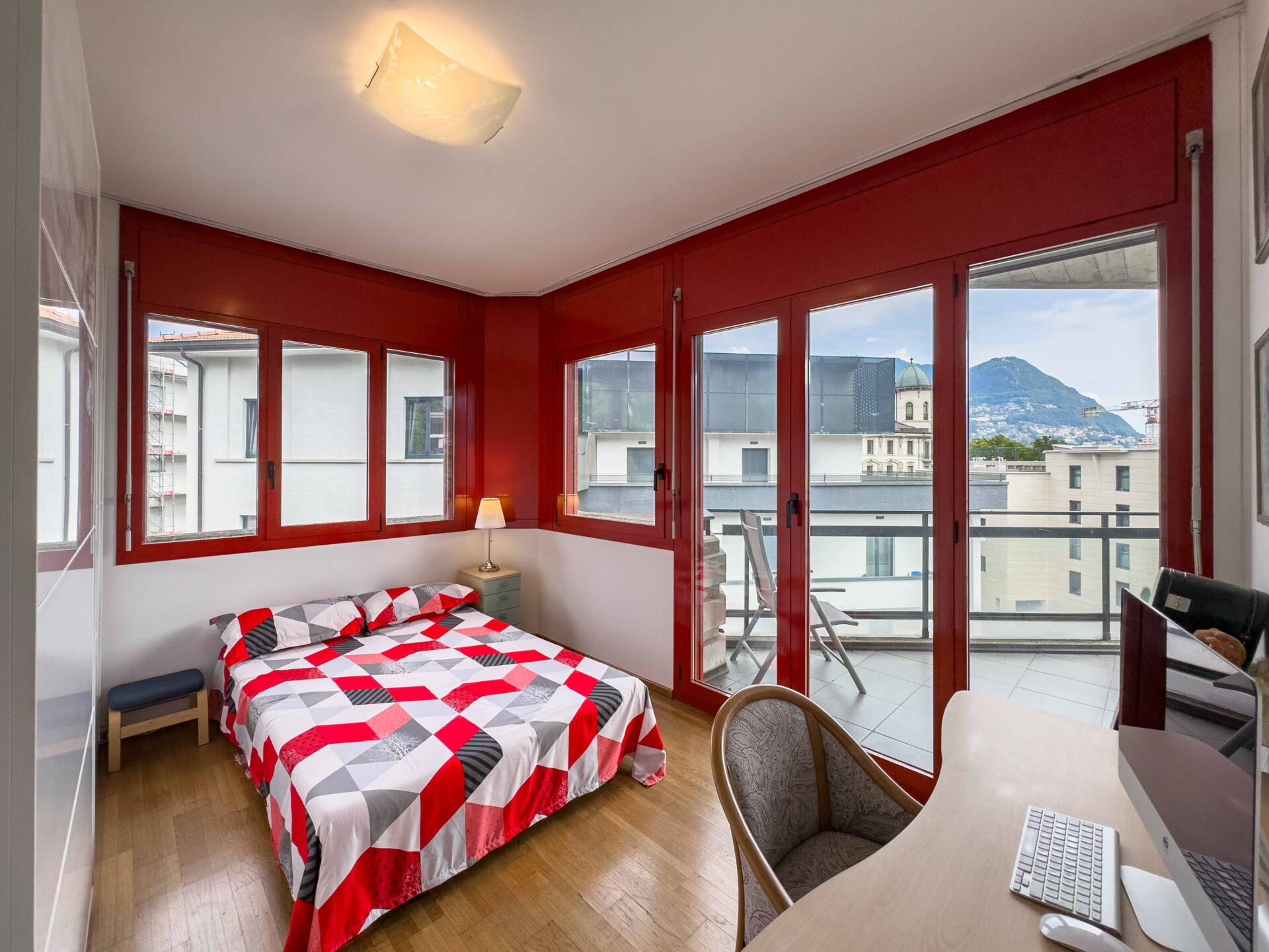 Apartment with lake view for sale in Lugano’s Loreto neighborhood