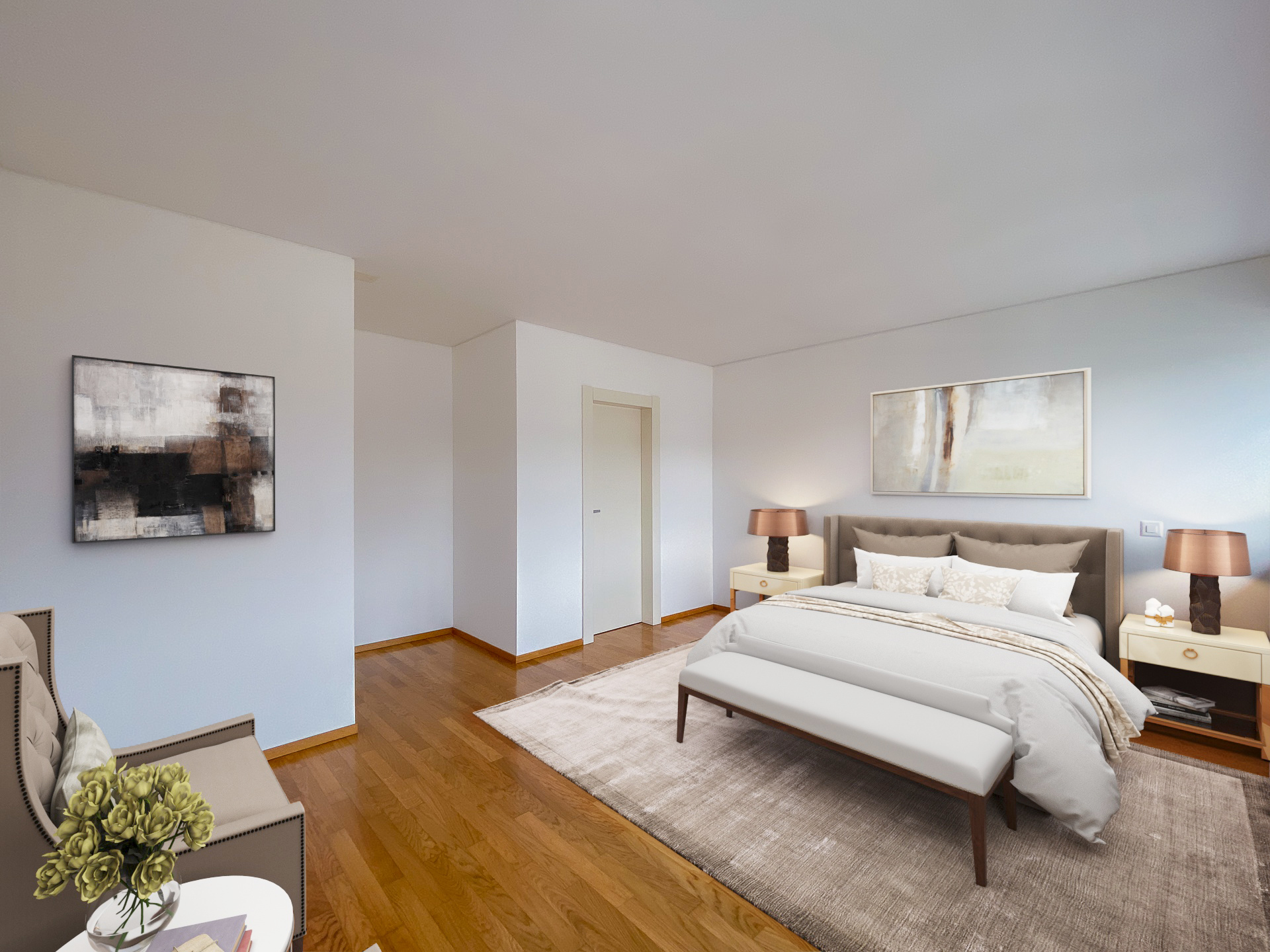 Gorgeous 4.5-room penthouse with large terrace for sale in Agno