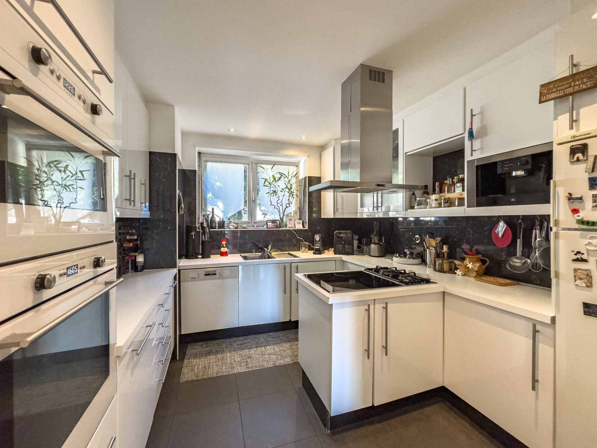 Lake view apartment for sale in Castagnola. Secondary residence.