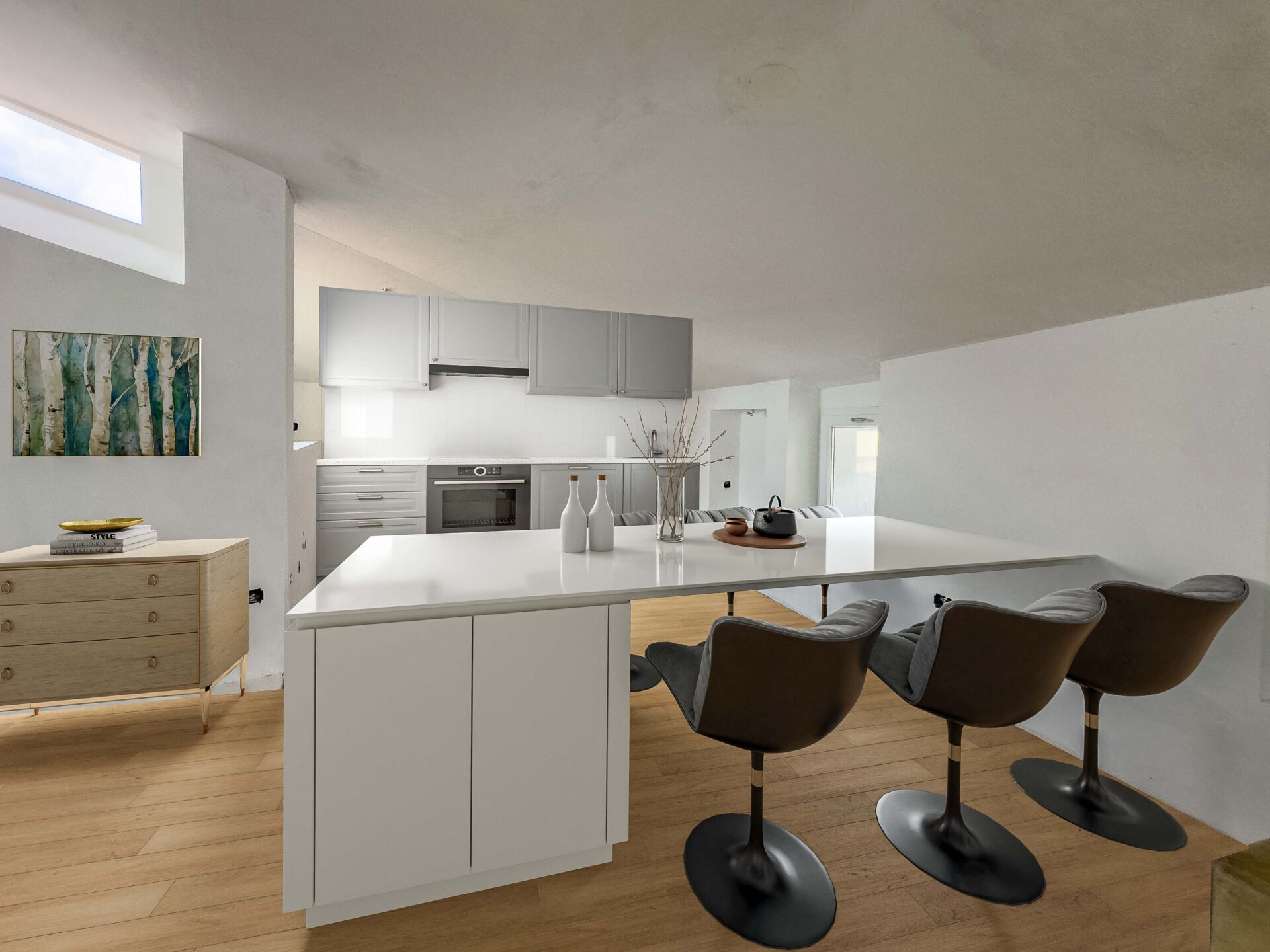 Quaint 4.5-room duplex apartment for sale in Caneggio