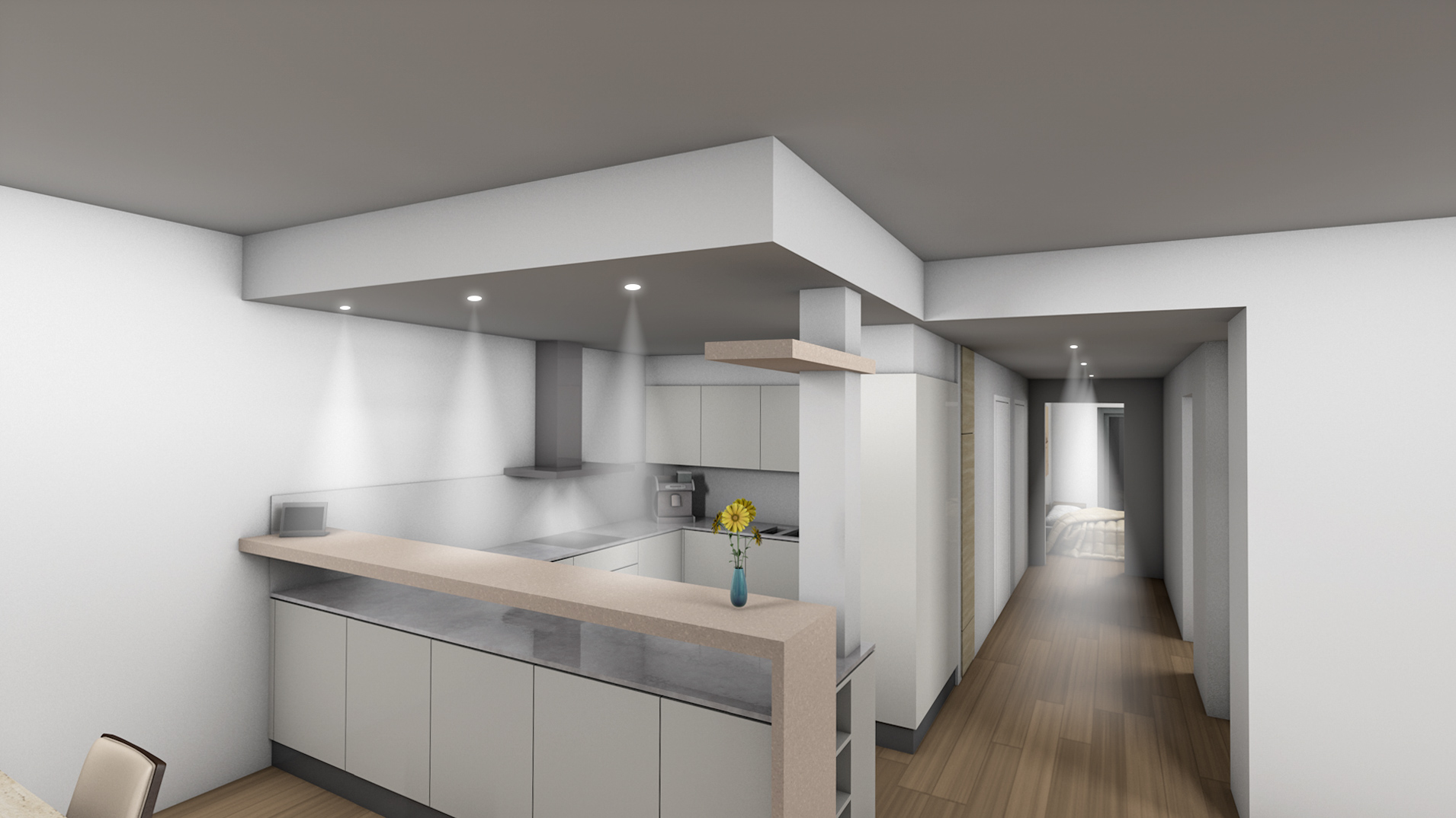 Luxuriöse Wohnung mit Seeblick in Paradiso zu verkaufen