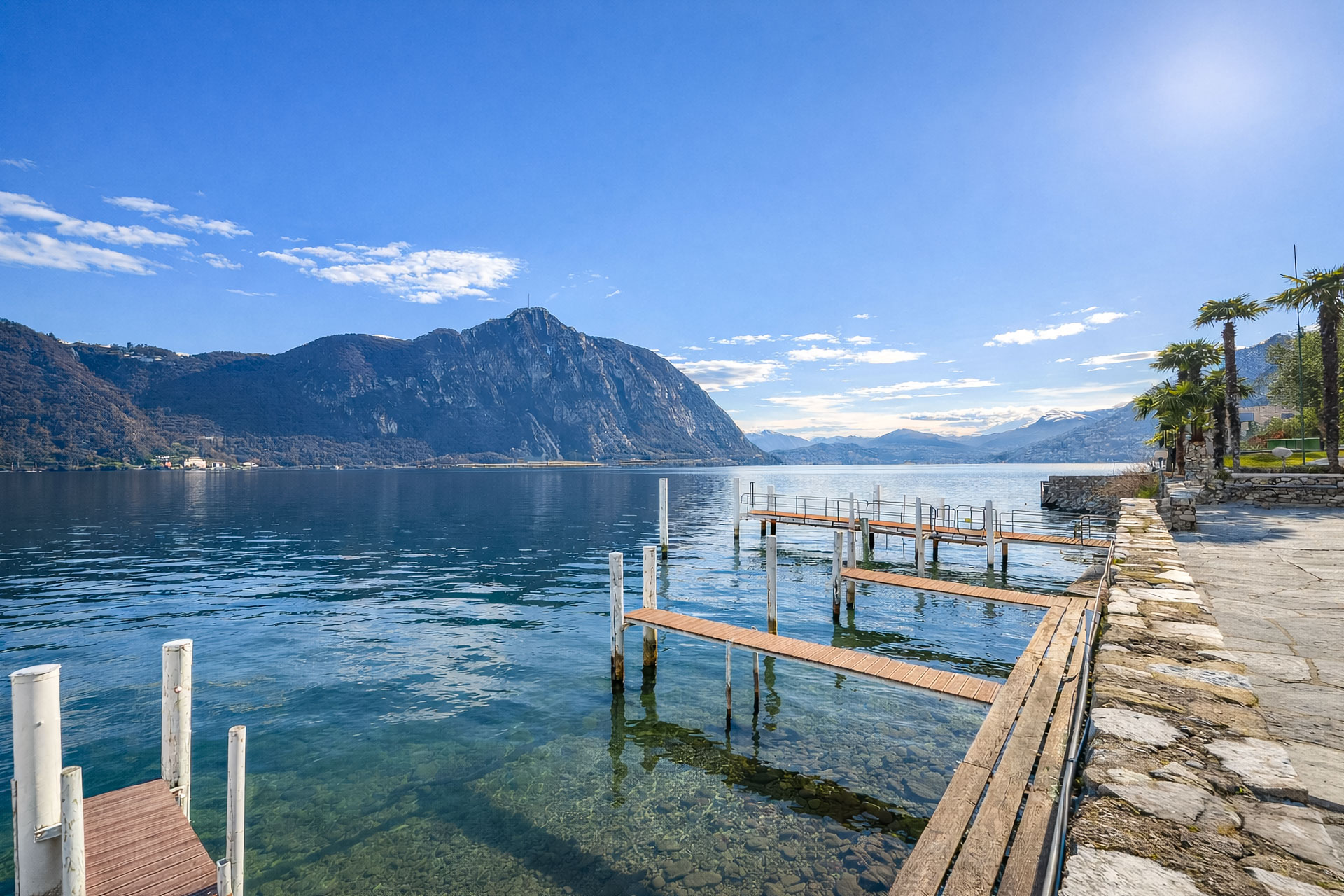 Appartamento 2.5 locali con terrazza vista lago in vendita a Bissone