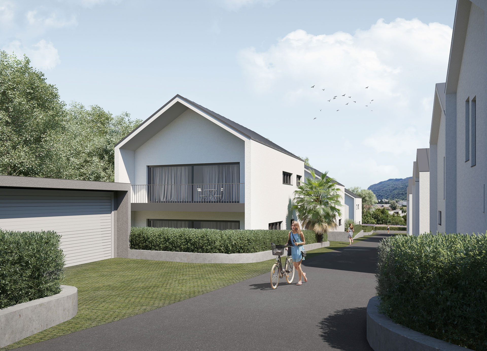 Homes for sale in Novazzano in a new housing project Homes for sale in Novazzano in a new housing project