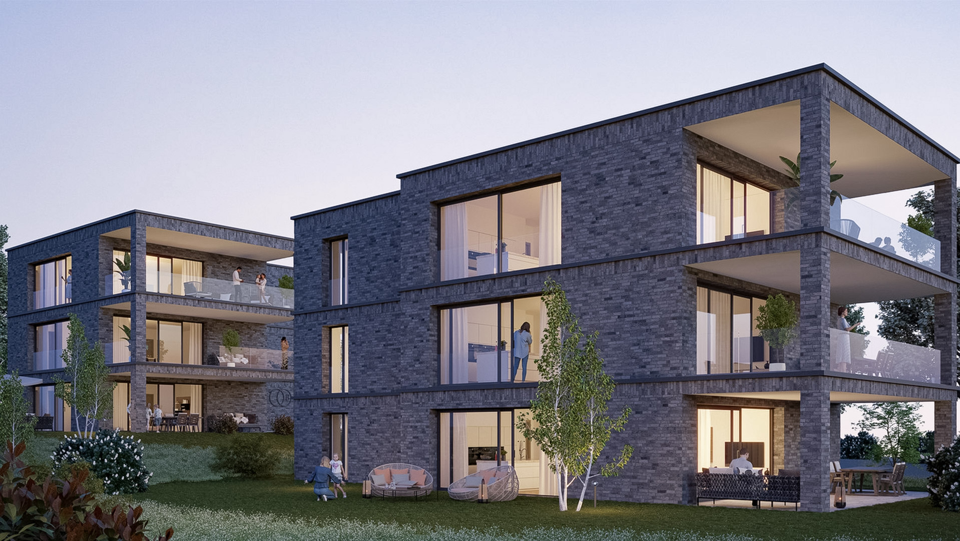 Moderni appartamenti di nuova costruzione in vendita a Gentilino