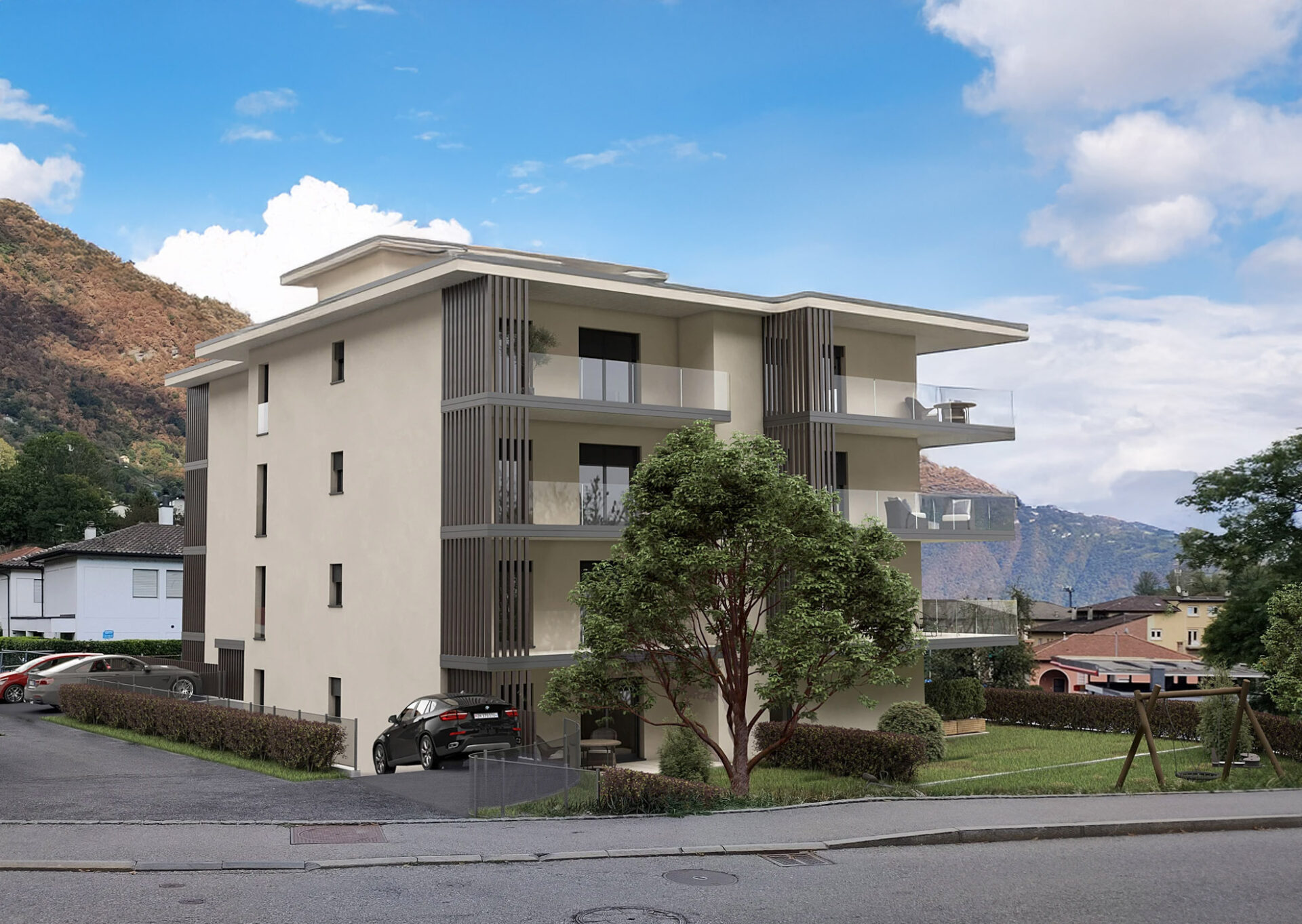 Attico con tetto terrazza in vendita a Vacallo Attico con tetto terrazza in vendita a Vacallo