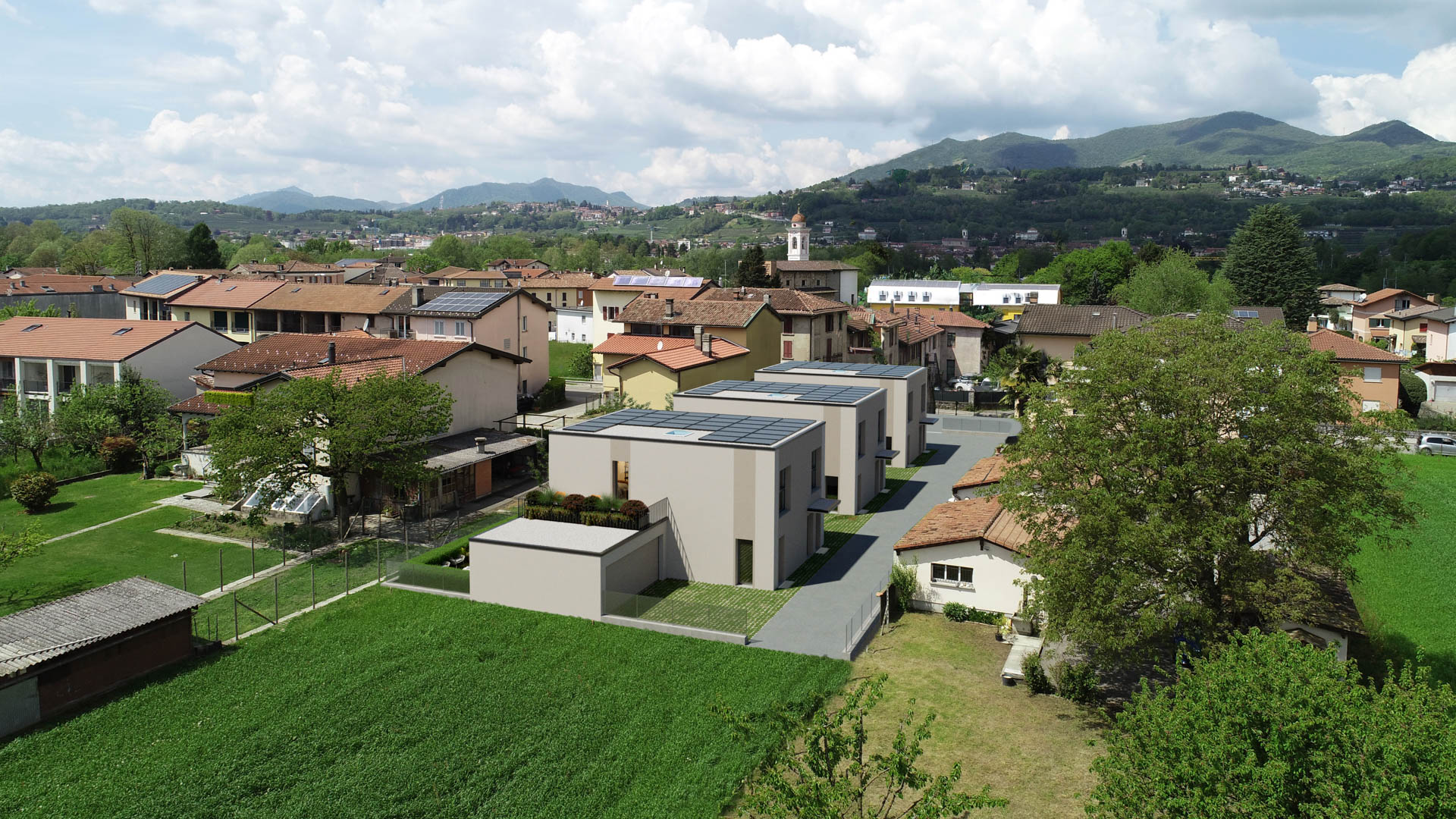 New house with open green views for sale in Genestrerio New house with open green views for sale in Genestrerio