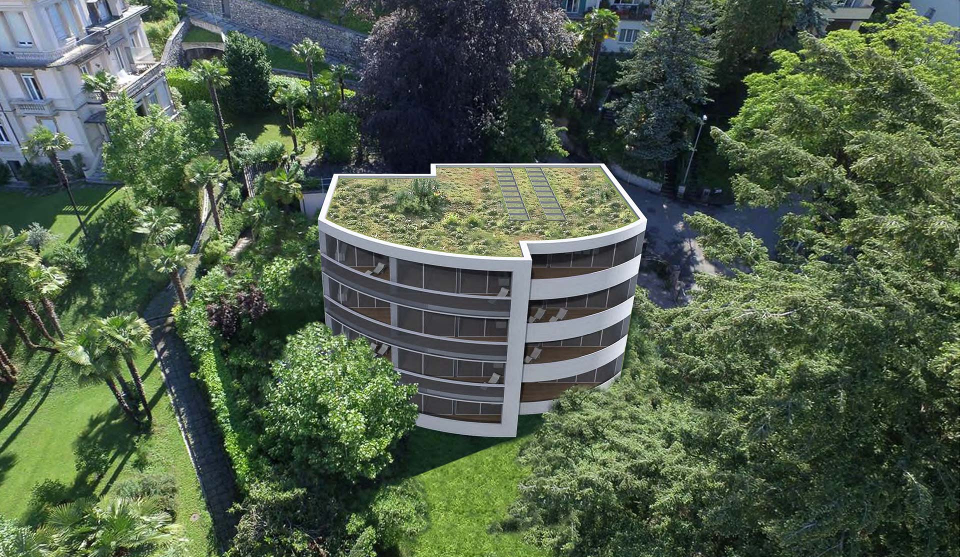 Appartamento all’ultimo piano di nuova costruzione in vendita a Lugano