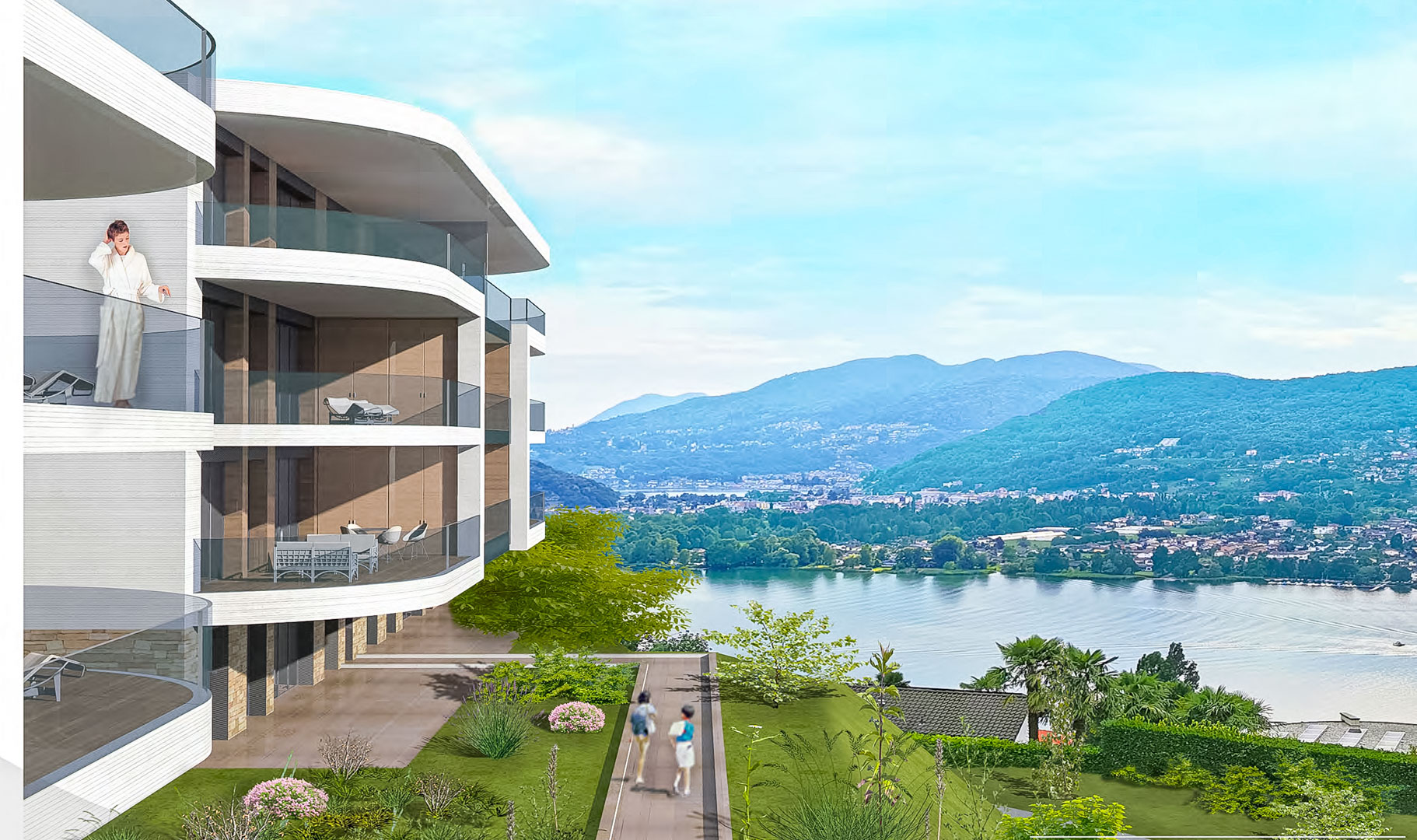 Prestigiosi appartamenti vista lago in vendita a Montagnola