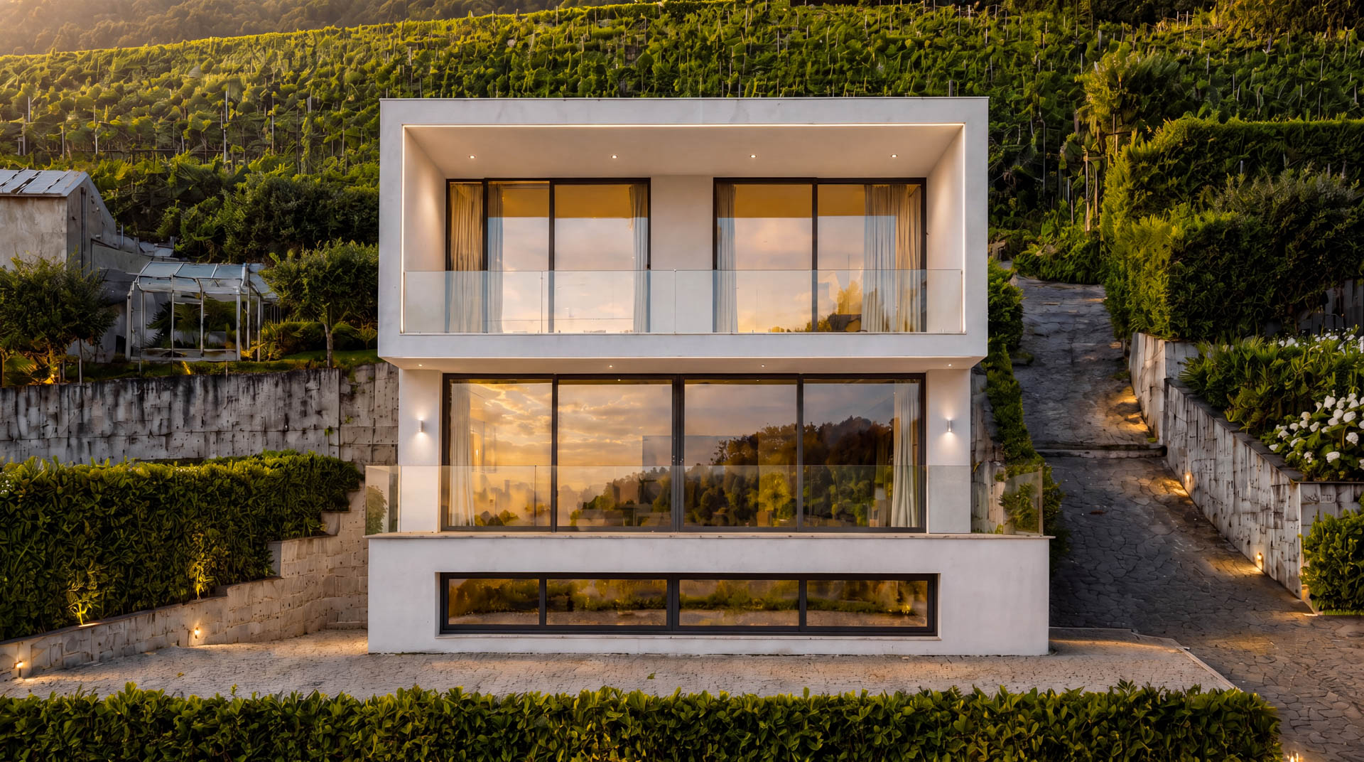 Villa vista lago in costruzione in vendita a Brusino Arsizio