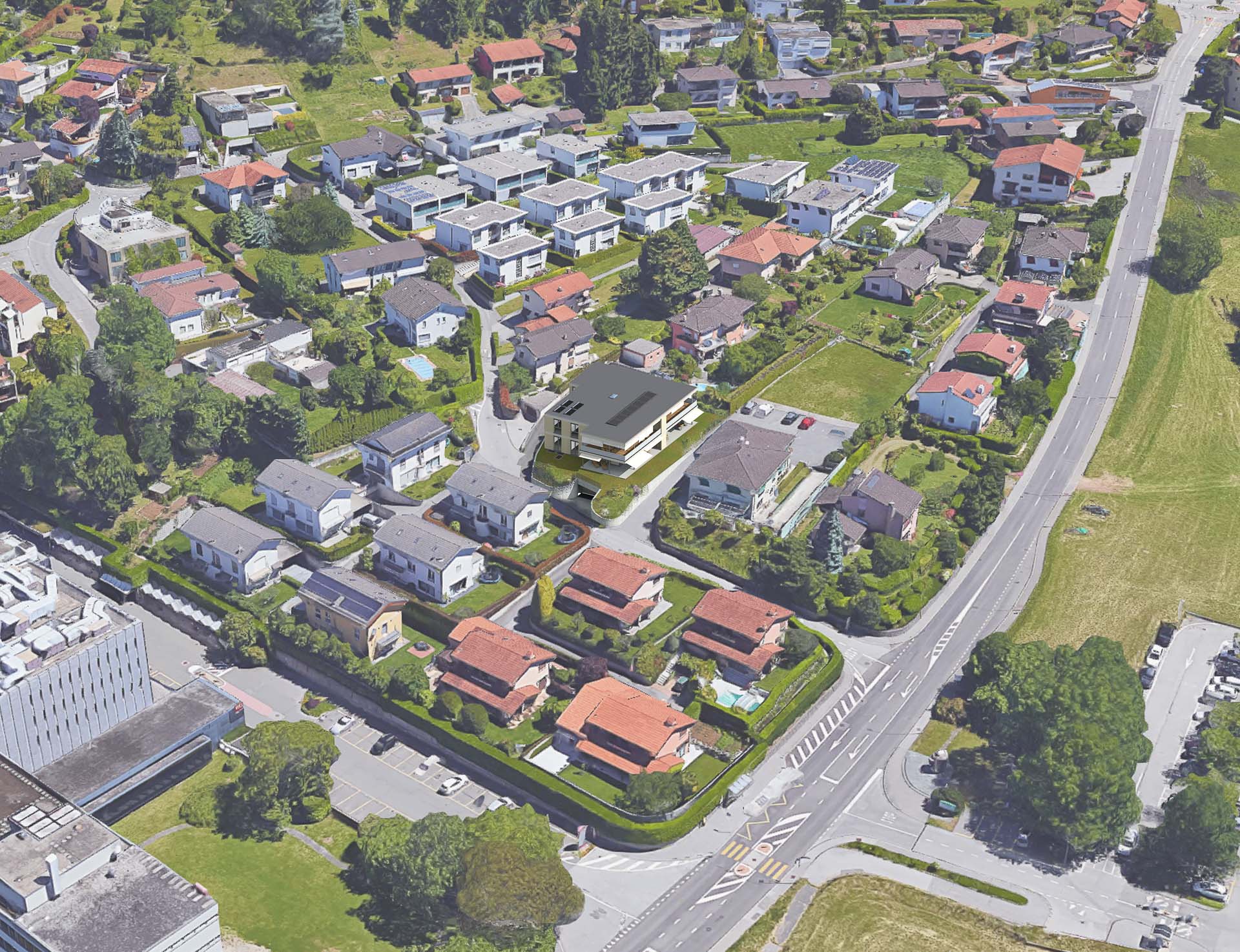 New apartments for sale in Comano in a modern and elegant residence