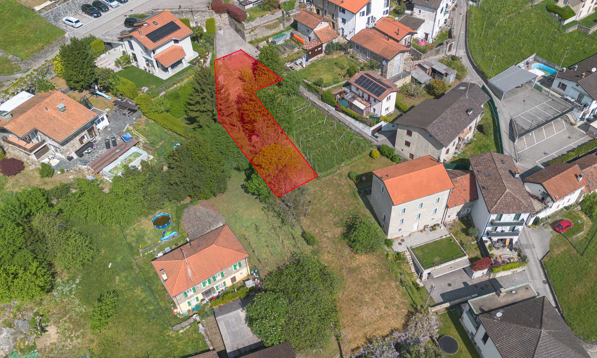 Terreno edificabile in vendita a Mezzovico Terreno edificabile in vendita a Mezzovico