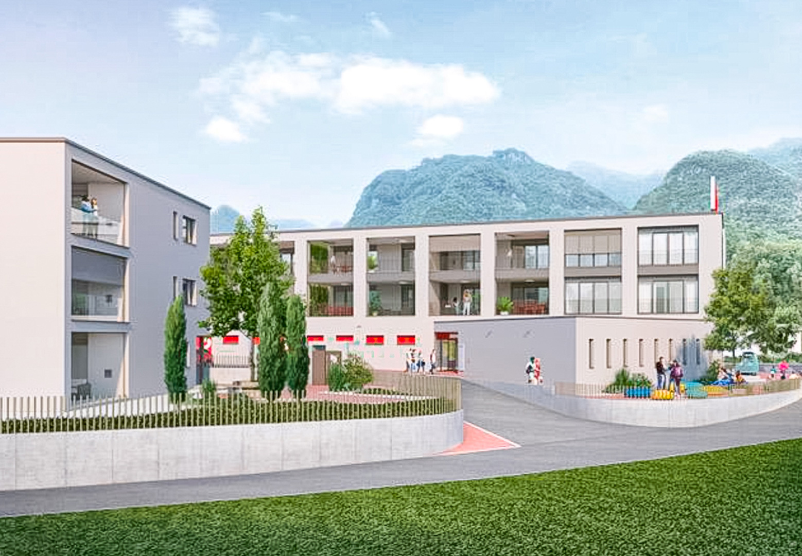 Modern 4.5-room apartment for sale in Melano a few steps from the lake