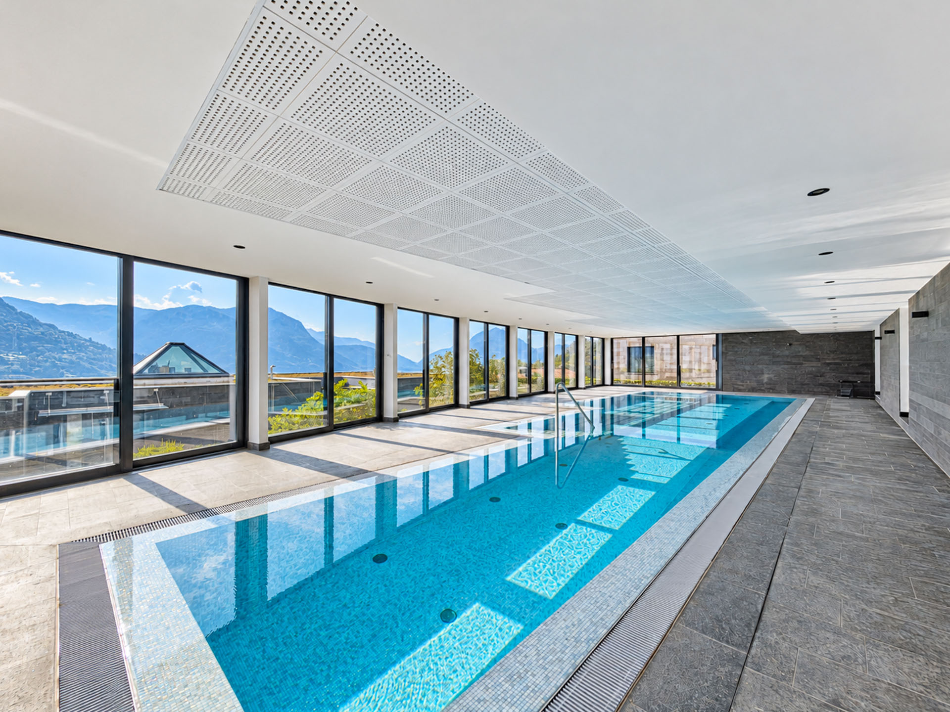 Elegant and prestigious apartment with a garden for sale in Porza