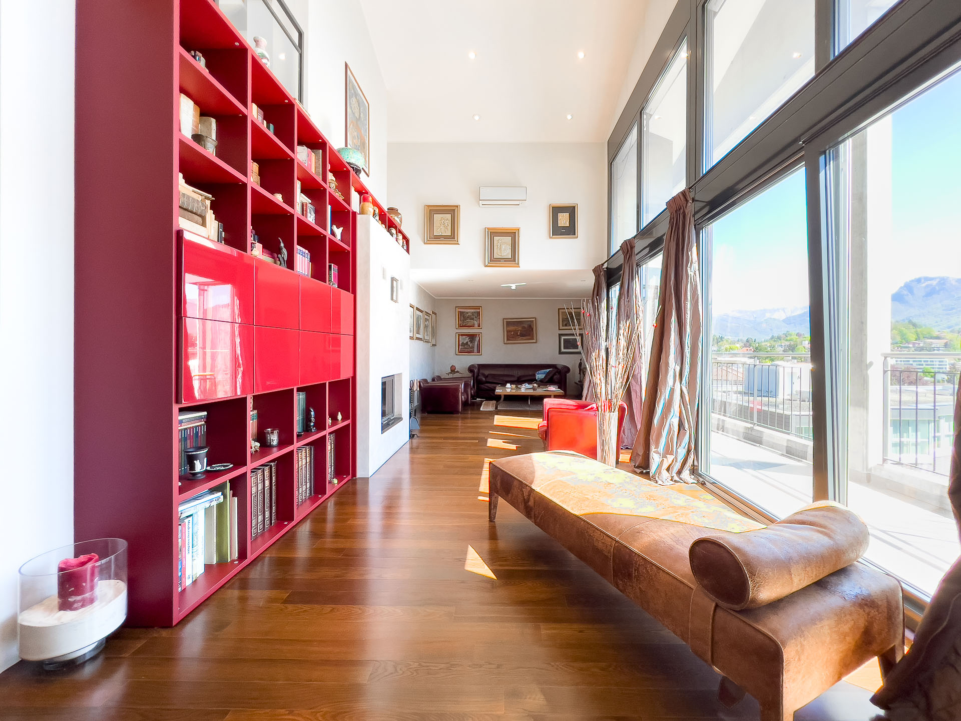 Splendido attico duplex con terrazza in vendita a Massagno