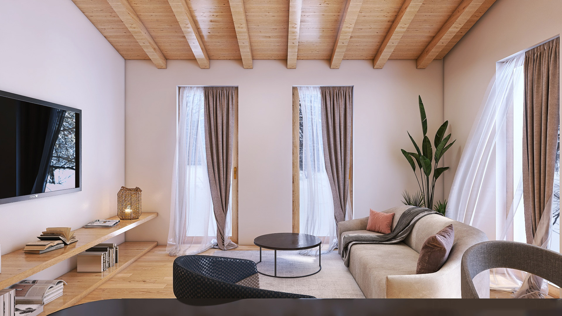 Appartamento all’ultimo piano in vendita a Isone