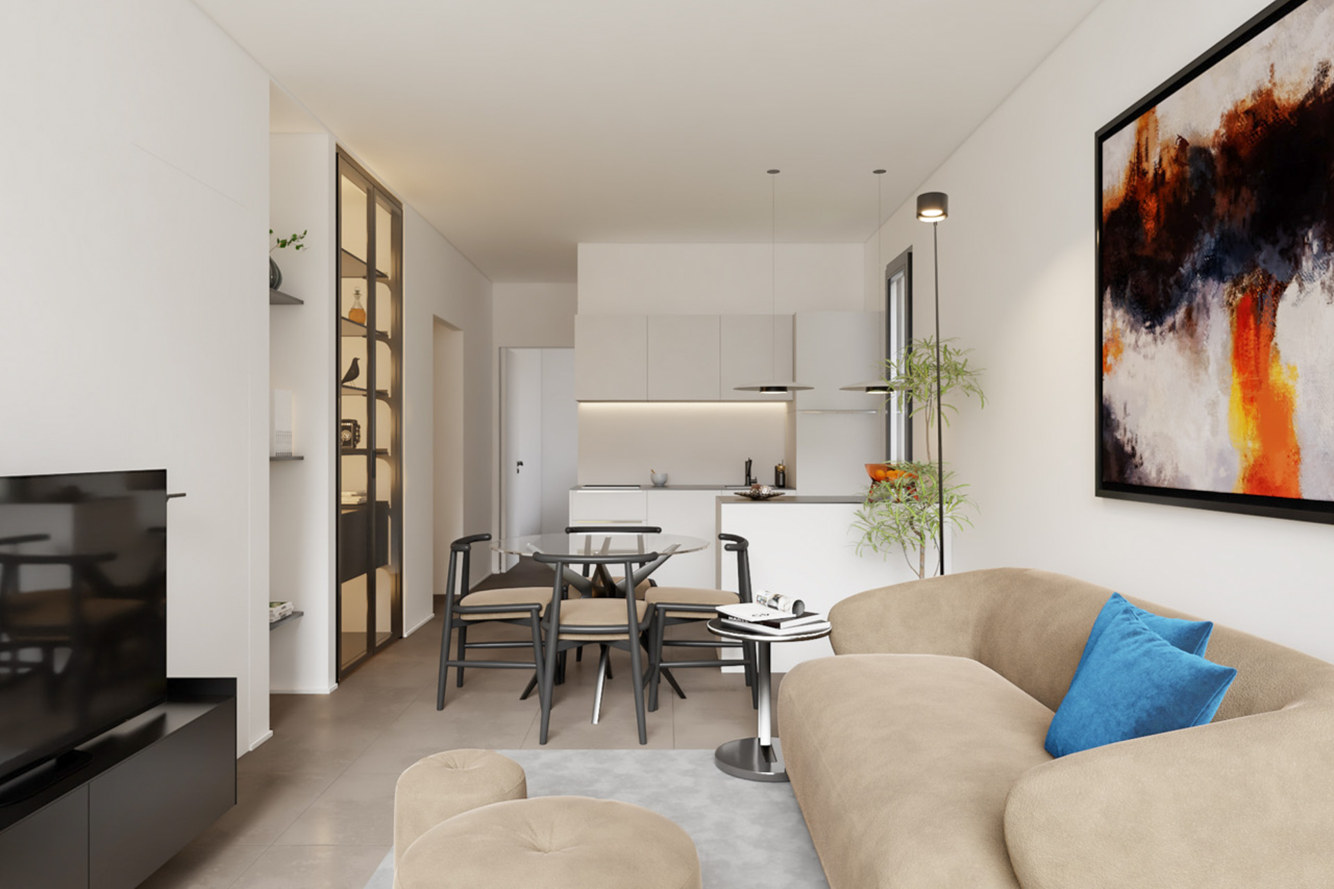 Moderno appartamento 2.5 locali in vendita a Monteggio