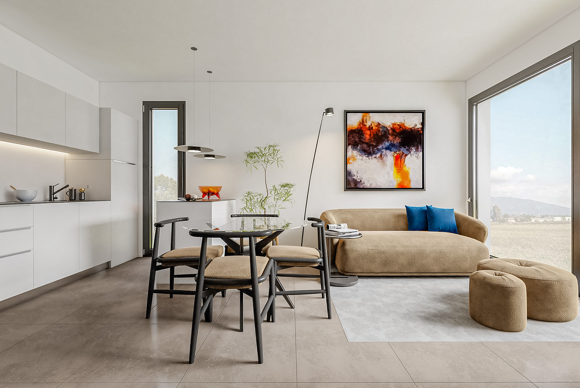 Moderno appartamento 2.5 locali in vendita a Monteggio