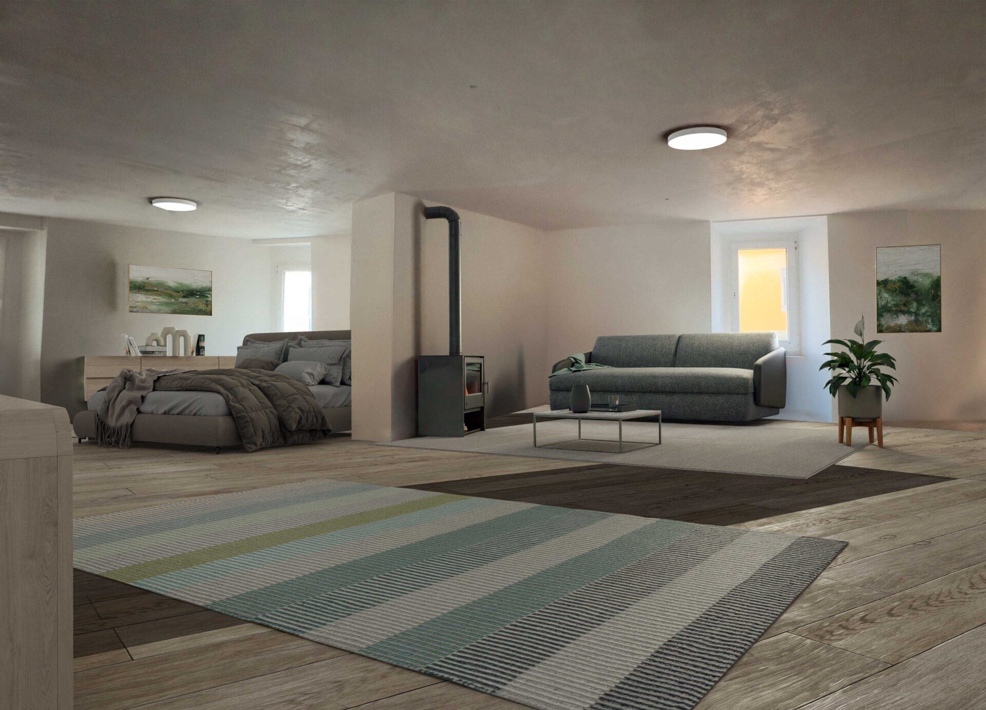 Appartamento 2.5 locali in vendita a Caneggio nel nucleo cittadino