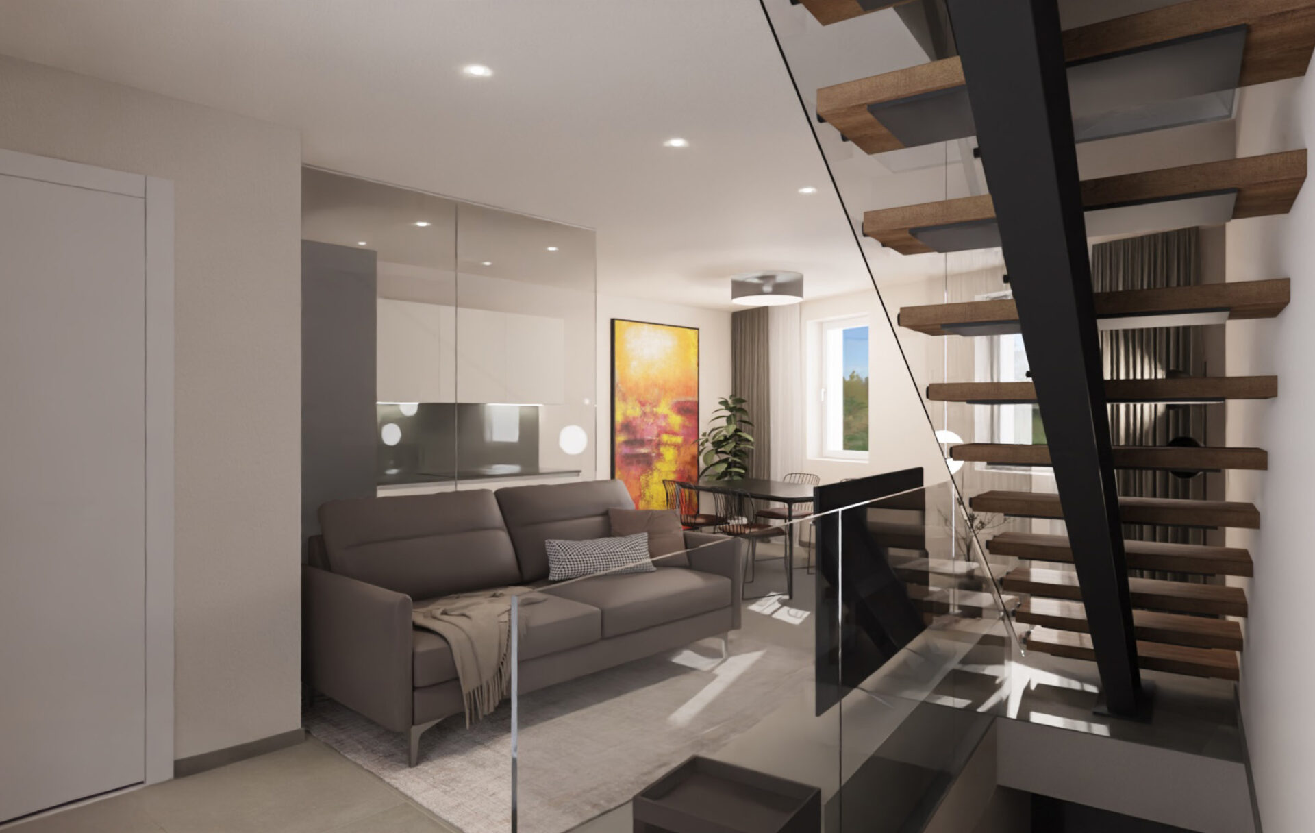 3.5-Zimmer-Duplex-Wohnung in Bedano zu verkaufen