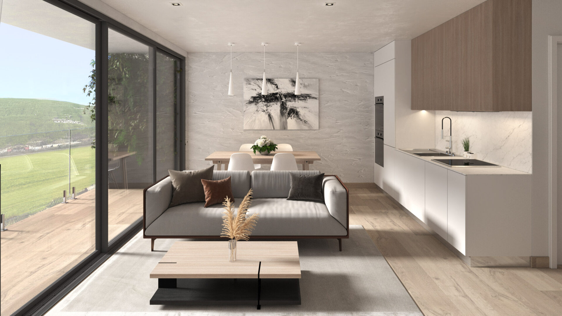 Appartamento con giardino in vendita a Vezia