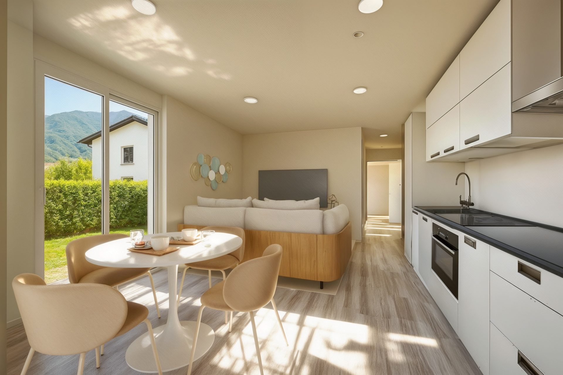 Appartamento 2.5 locali con giardino in vendita a Stabio in una nuova costruzione