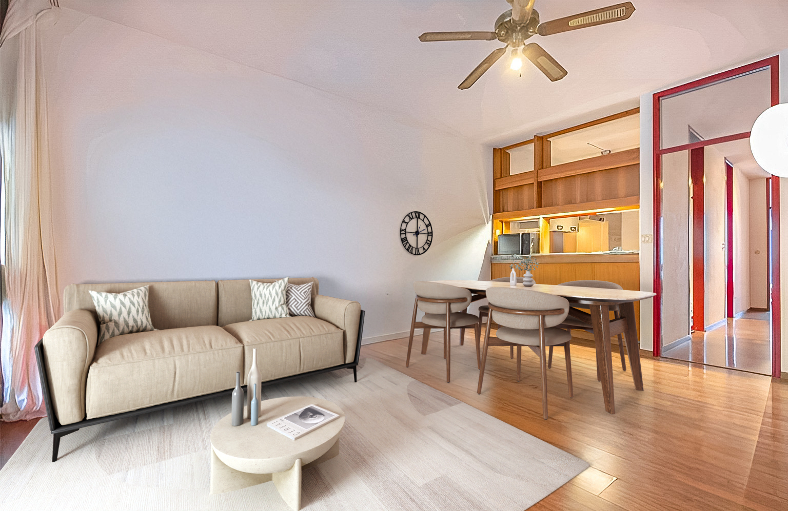 Appartamento 2.5 locali in zona poco distante dal lago