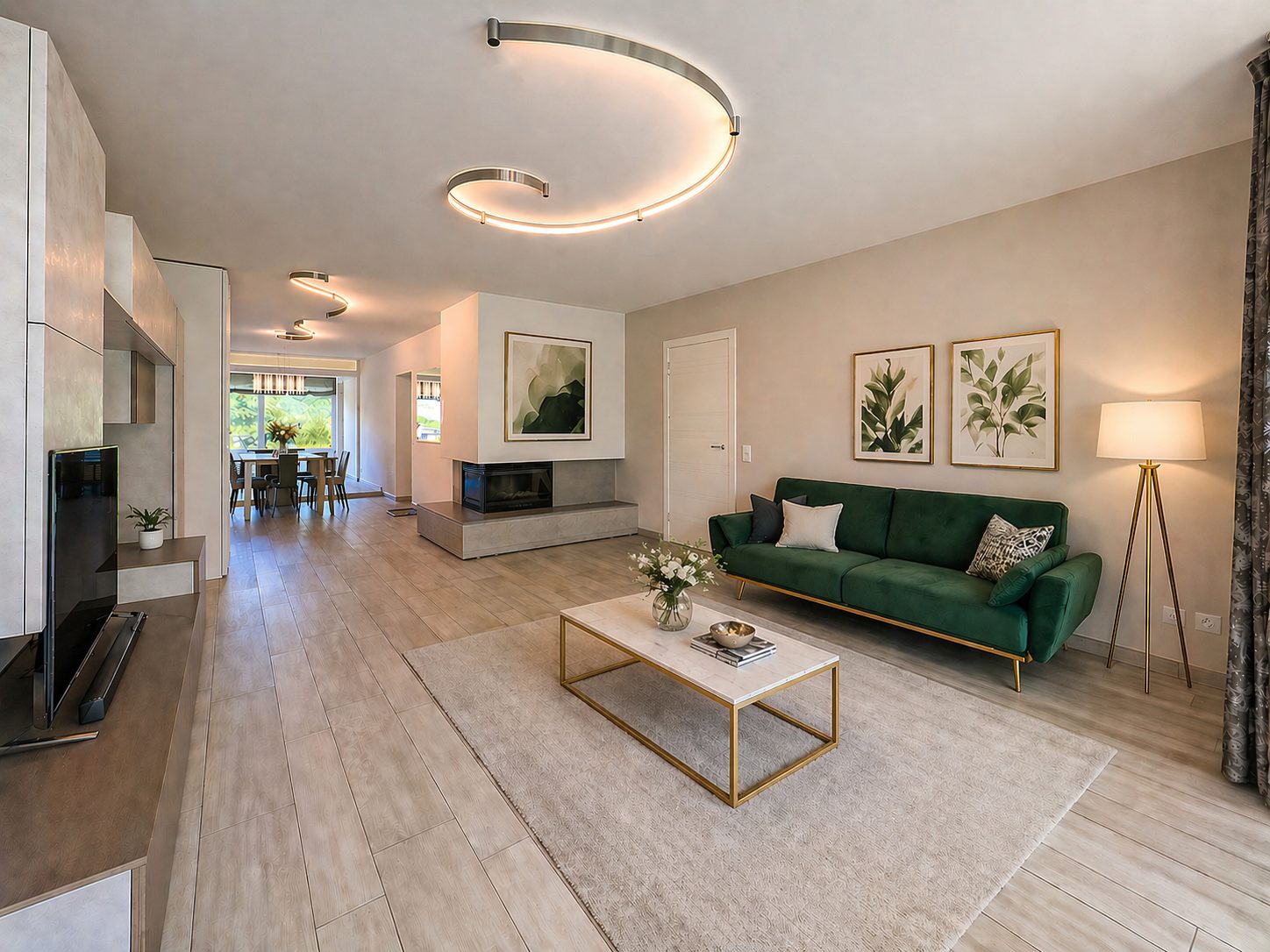 Ampio appartamento con scorcio sul lago in vendita a Carona