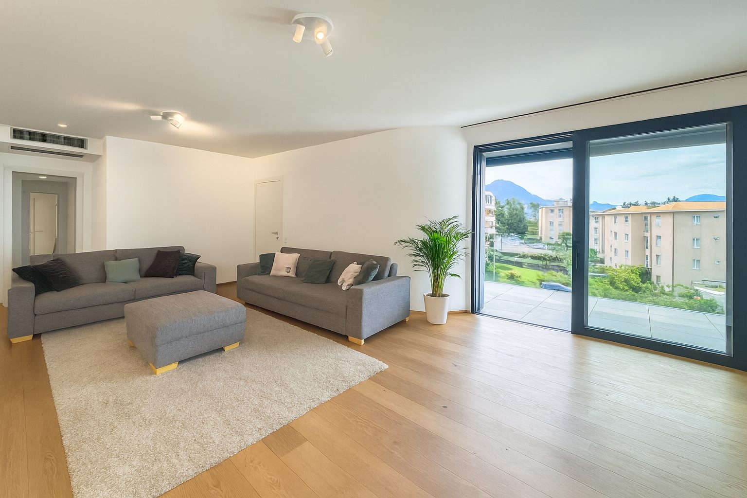 Spazioso attico con tetto terrazza in vendita a Pregassona