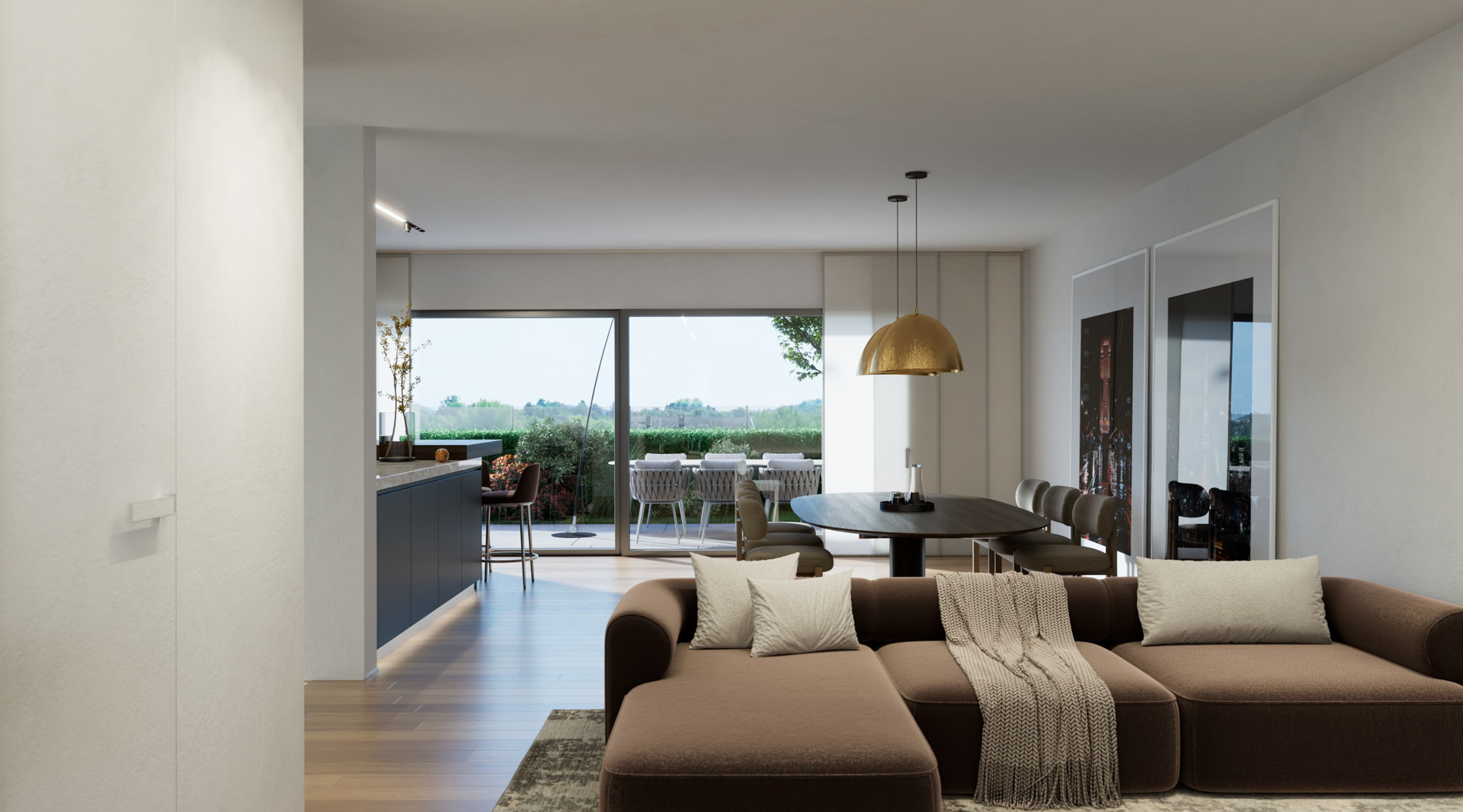 New house with open green views for sale in Genestrerio New house with open green views for sale in Genestrerio