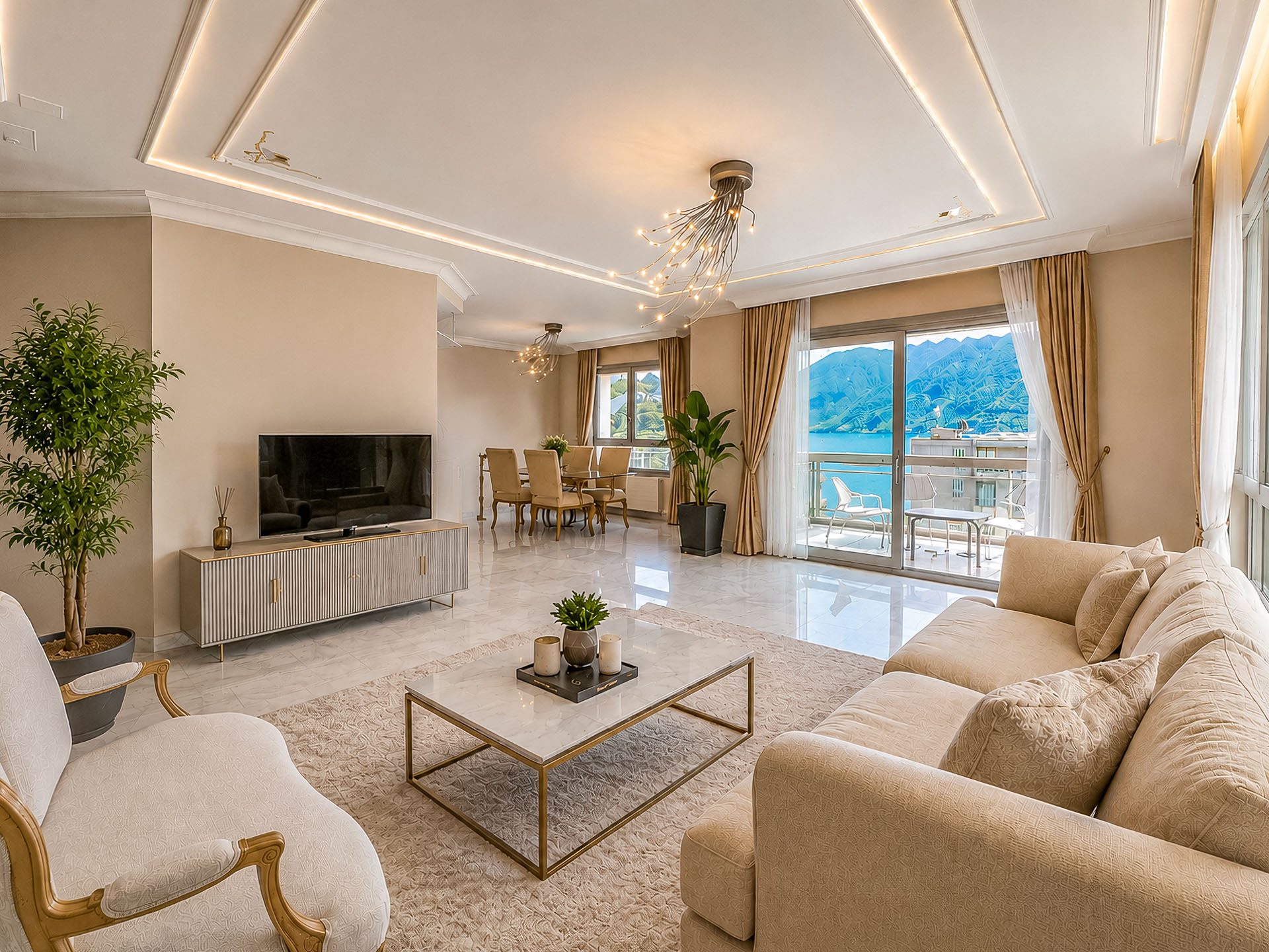 Prestigious lake view apartment for sale in Lugano