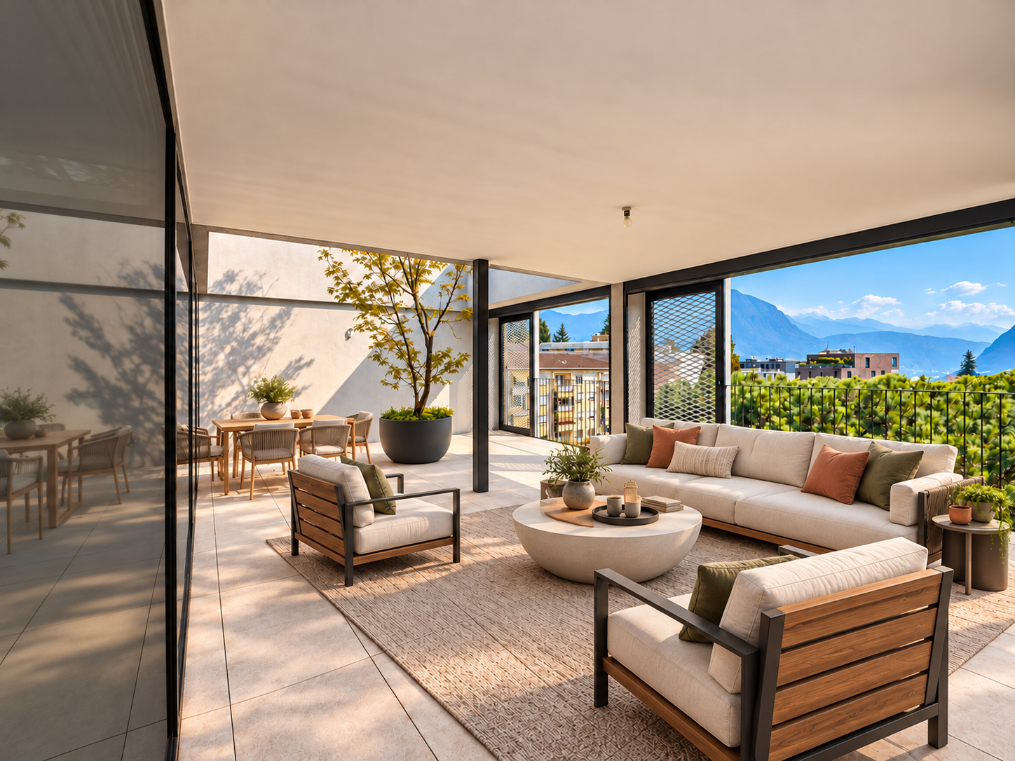 Stunning penthouse with a terrace for sale in Massagno Stunning penthouse with a terrace for sale in Massagno