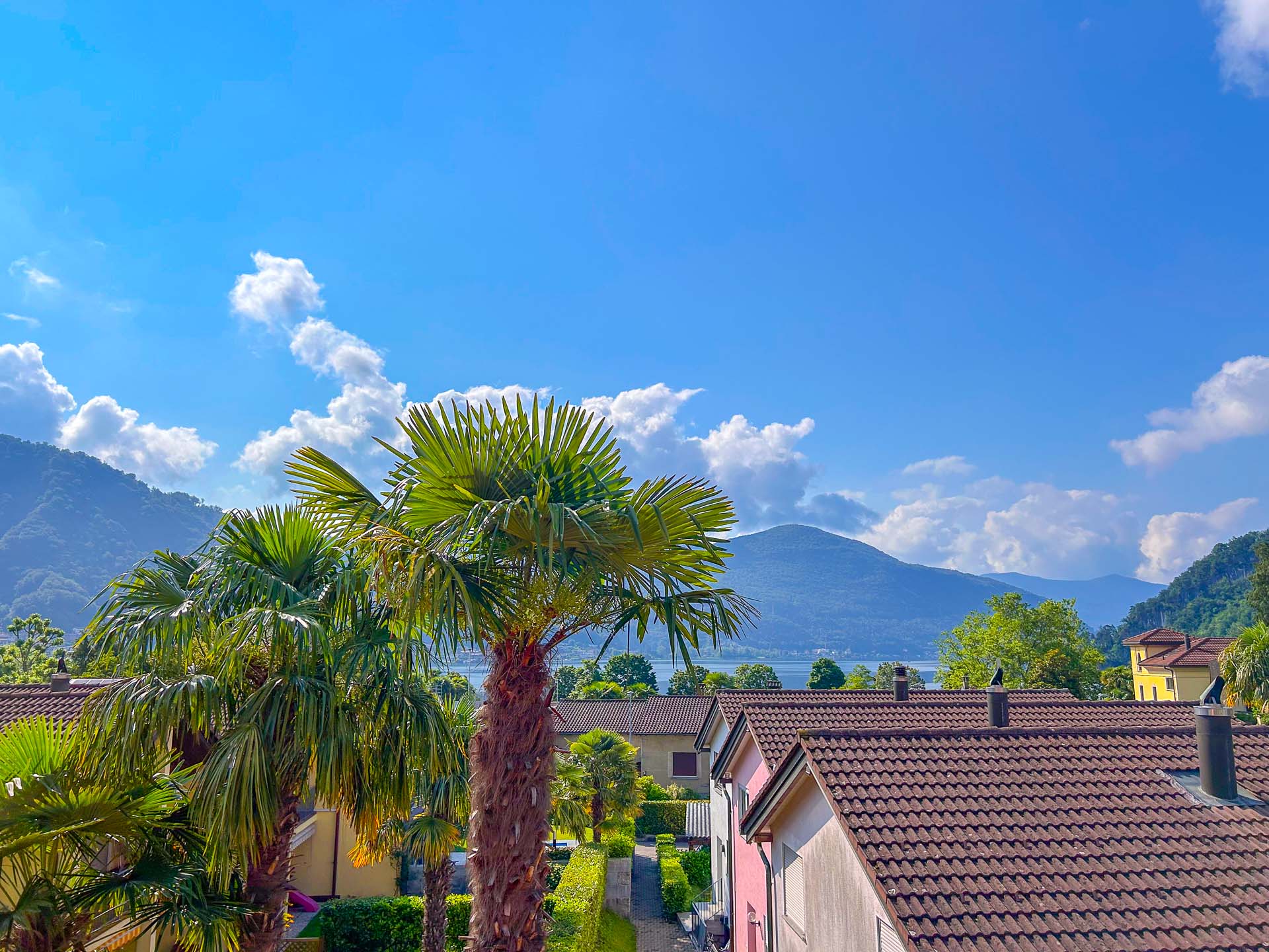Appartamento con scorcio sul lago in affitto a Caslano