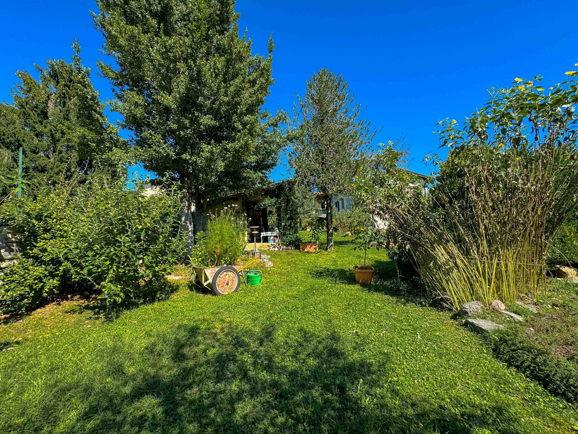 Grundstück mit Projekt für ein Einfamilienhaus zu verkaufen in Arzo in einer grünen Umgebung