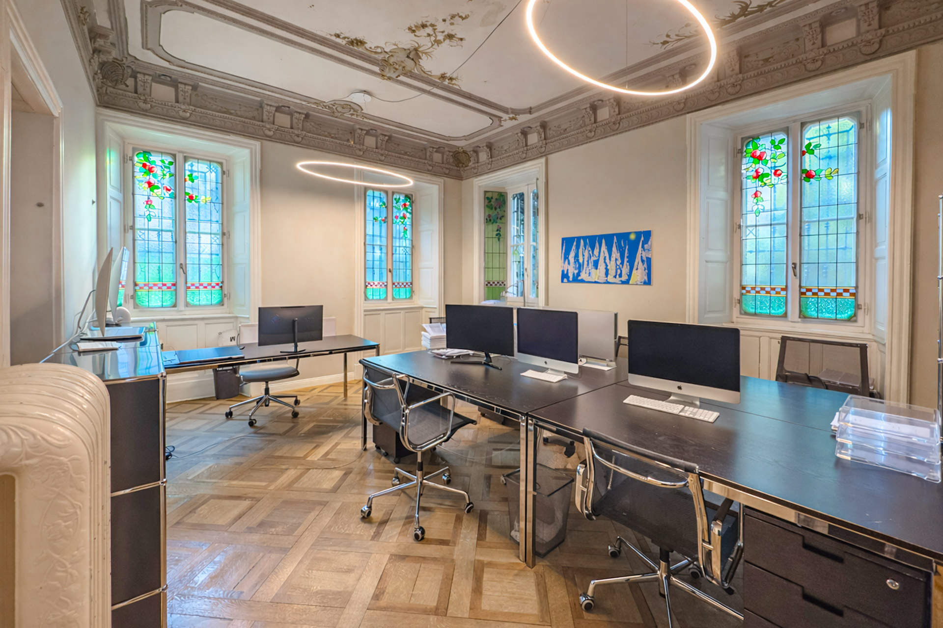 Prestigious office in historic villa for sale in Mendrisio