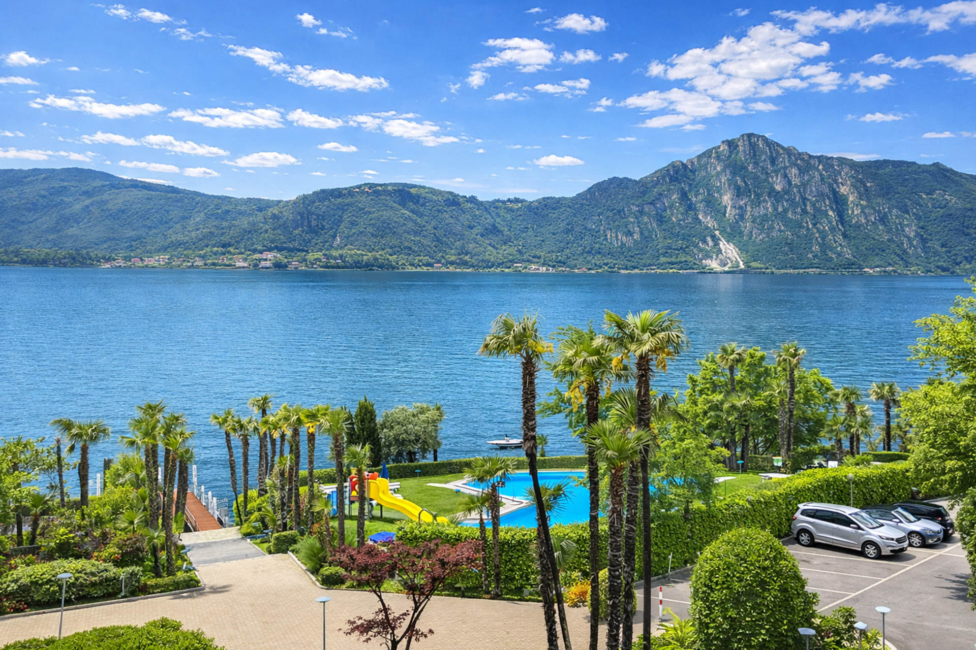 Appartamento 2.5 locali con terrazza vista lago in vendita a Bissone